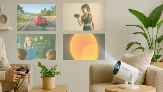 10 Brilliant Ways to Use Your Vision Beam™ Projector Beyond Movie Nights