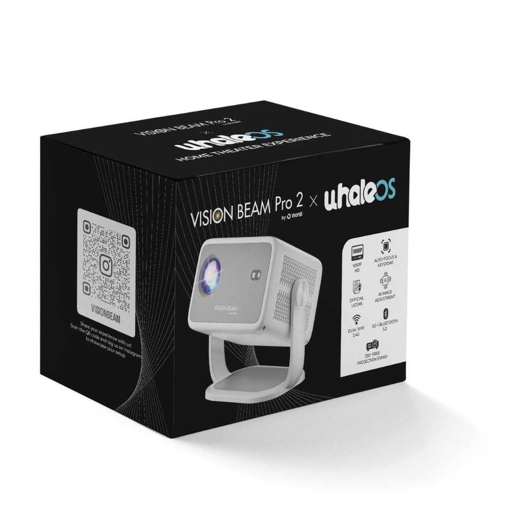 Vision Beam Pro 2 – Smart Projector with 2K & Auto-Focus | VionB